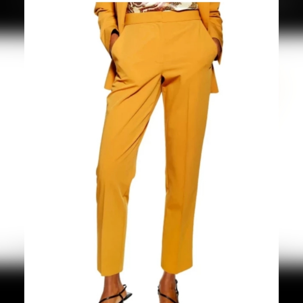 Topshop Mustard Ankle Pants